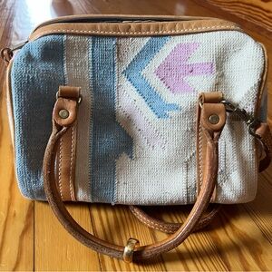 Vintage T. Cappelli Tapestry Handbag with Crossbody Strap